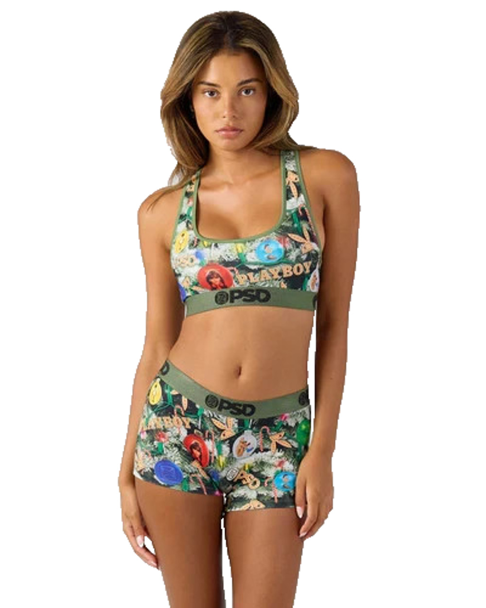 Psd underwear Women Playboy - Festive Tree Boy Short Size: Medium